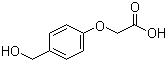 结构式 CAS# 68858-21-9, 4-(羟基甲基)苯氧基乙酸