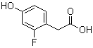 结构式 CAS# 68886-07-7, 2-氟-4-羟基苯乙酸