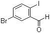 5-Bromo-2-iodobenzaldehyde molecular structure (CAS 689291-89-2)