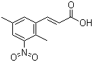(E)-3-(2,5-Dimethyl-3-nitrophenyl)-2-propenoic acid molecular structure (CAS 69022-53-3)