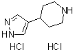 4-(1H-Pyrazol-4-yl)piperidine dihydrochloride molecular structure (CAS 690261-96-2)