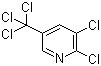 2,3-Dichloro-5-(trichloromethyl)pyridine molecular structure (CAS 69045-83-6)