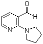 2-(1-Pyrrolidinyl)-3-pyridinecarboxaldehyde molecular structure (CAS 690632-39-4)