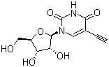 structure of CAS# 69075-42-9, 5-Ethynyl uridine