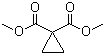 structure of CAS# 6914-71-2, 1,1-Cyclopropanedicarboxylic acid dimethyl ester