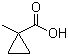 结构式 CAS# 6914-76-7, 1-甲基环丙烷羧酸