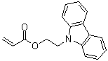 structure of CAS# 6915-68-0, 2-(9-Carbazolyl)ethyl acrylate;2-Carbazolylethyl acrylate; 9-(2-Hydroxyethyl)carbazole acrylate