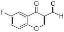 6-Fluoro-4-oxo-4H-chromene-3-carbaldehyde molecular structure (CAS 69155-76-6)