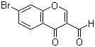 structure of CAS# 69155-80-2, 7-Bromo-4-oxo-4H-chromene-3-carbaldehyde