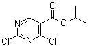 结构式 CAS# 69312-43-2, 2,4-二氯嘧啶-5-羧酸异丙酯