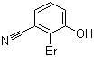 2-溴-3-羟基苯甲腈分子结构 (CAS 693232-06-3)