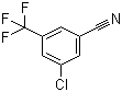 structure of CAS# 693245-52-2, 3-Chloro-5-(trifluoromethyl)benzonitrile