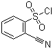 structure of CAS# 69360-26-5, 2-Cyanobenzenesulphonyl chloride;2-Cyanobenzene-1-sulfonyl chloride