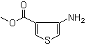 Methyl 4-aminothiophene-3-carboxylate molecular structure (CAS 69363-85-5)