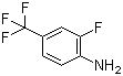 structure of CAS# 69409-98-9, 2-Fluoro-4-(trifluoromethyl)aniline;4-Amino-3-fluorobenzotrifluoride