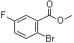 2-Bromo-5-fluorobenzoic acid methyl ester molecular structure (CAS 6942-39-8)