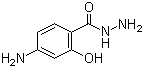 structure of CAS# 6946-29-8, 4-Amino-2-hydroxybenzenecarbohydrazide;4-Aminosalicylohydrazide