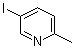 结构式 CAS# 695-17-0, 5-碘-2-甲基吡啶