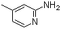 结构式 CAS# 695-34-1, 2-氨基-4-甲基吡啶