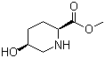 结构式 CAS# 695183-75-6, (2S,5S)-5-羟基-2-哌啶羧酸甲酯