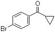 结构式 CAS# 6952-89-2, (4-溴苯基)环丙基甲酮