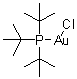structure of CAS# 69550-28-3, Tri-tert-butylphosphinegold chloride;(Tri-tert-butylphosphine)chlorogold; Chloro(tri-tert-butylphosphine)gold