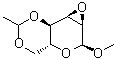 Methyl 2,3-anhydro-4,6-O-ethylidene-alpha-D-allopyranoside molecular structure (CAS 6958-77-6)