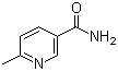 结构式 CAS# 6960-22-1, 6-甲基烟酰胺