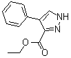 结构式 CAS# 6963-62-8, 4-苯基-1H-吡唑-3-羧酸乙酯