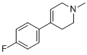 4-(4-Fluorophenyl)-1-methyl-1,2,3,6-tetrahydropyridine molecular structure (CAS 69675-10-1)