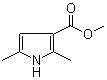 Methyl 2,5-dimethyl-1H-pyrrole-3-carboxylate molecular structure (CAS 69687-80-5)