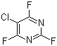 2,4,6-三氟-5-氯嘧啶分子结构 (CAS 697-83-6)