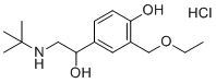 Levalbuterol Related Compound E HCl molecular structure (CAS 69716-64-9)