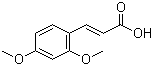 2,4-Dimethoxycinnamic acid molecular structure (CAS 6972-61-8)