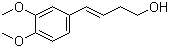4-(3,4-Dimethoxyphenyl)-3-buten-1-ol molecular structure (CAS 69768-97-4)