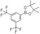 结构式 CAS# 69807-91-6, 3,5-二(三氟甲基)苯硼酸频哪醇酯