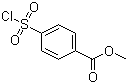 结构式 CAS# 69812-51-7, 4-(氯磺酰基)苯甲酸甲酯