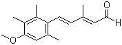 (2E,4E)-5-(4-Methoxy-2,3,6-trimethylphenyl)-3-methylpenta-2,4-dienal molecular structure (CAS 69877-38-9)