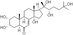Rhapontisterone B molecular structure (CAS 698975-64-3)