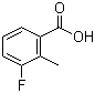 3-Fluoro-2-methylbenzoic acid molecular structure (CAS 699-90-1)