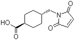 trans-4-(Maleimidomethyl)cyclohexanecarboxylic acid molecular structure (CAS 69907-67-1)