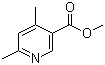 4,6-Dimethyl-3-pyridinecarboxylic acid methyl ester molecular structure (CAS 69971-44-4)