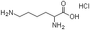 DL-Lysine monohydrochloride molecular structure (CAS 70-53-1)