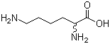 DL-赖氨酸分子结构 (CAS 70-54-2)