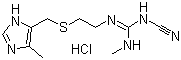 Cimetidine hydrochloride molecular structure (CAS 70059-30-2)