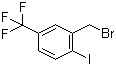 5-(Trifluoromethyl)-2-iodobenzyl bromide molecular structure (CAS 702641-06-3)