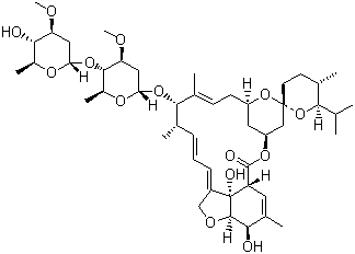 结构式 CAS# 70288-86-7, 依维菌素