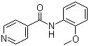 N-(2-Methoxyphenyl)-4-pyridinecarboxamide molecular structure (CAS 70301-28-9)