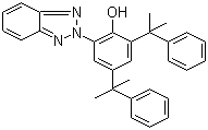 structure of CAS# 70321-86-7, 2-(2H-Benzotriazol-2-yl)-4,6-bis(1-methyl-1-phenylethyl)phenol;2-(benzotriazol-2-yl)-4,6-bis(2-phenylpropan-2-yl)phenol