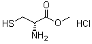 structure of CAS# 70361-61-4, Methyl D-cysteinate hydrochloride;(S)-Cysteine methyl ester hydrochloride